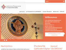 Tablet Screenshot of kirchencentrum.de